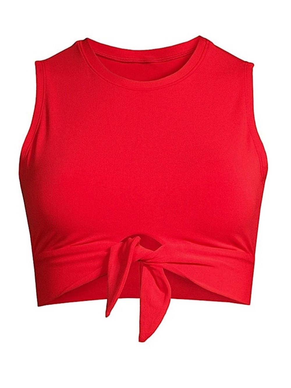Robin Piccone Ava Cropped Swim Tank Top